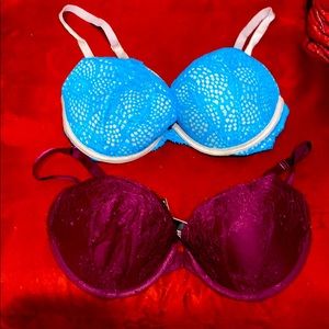 Victoria’s secret very sexy push up bras